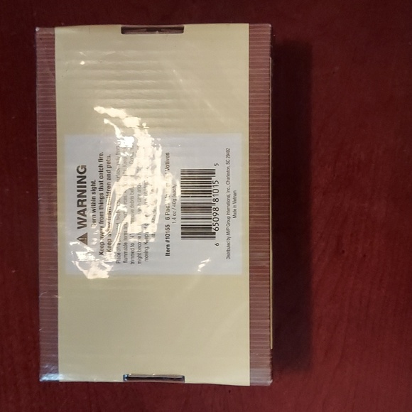 DECORATOR'S TOUCH 6 Pack Unscented Shotglass Votive Candles BNWT 1 LEFT - Picture 5 of 7